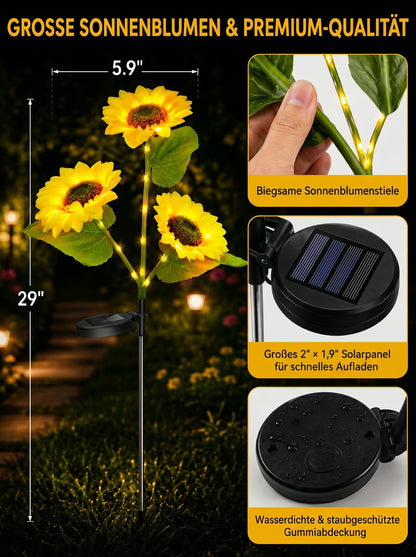 Everlumi™ Solar-Sonnenblumenlichter